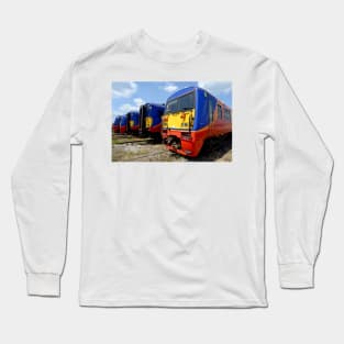 South Western Railway trains at Long Marston Long Sleeve T-Shirt